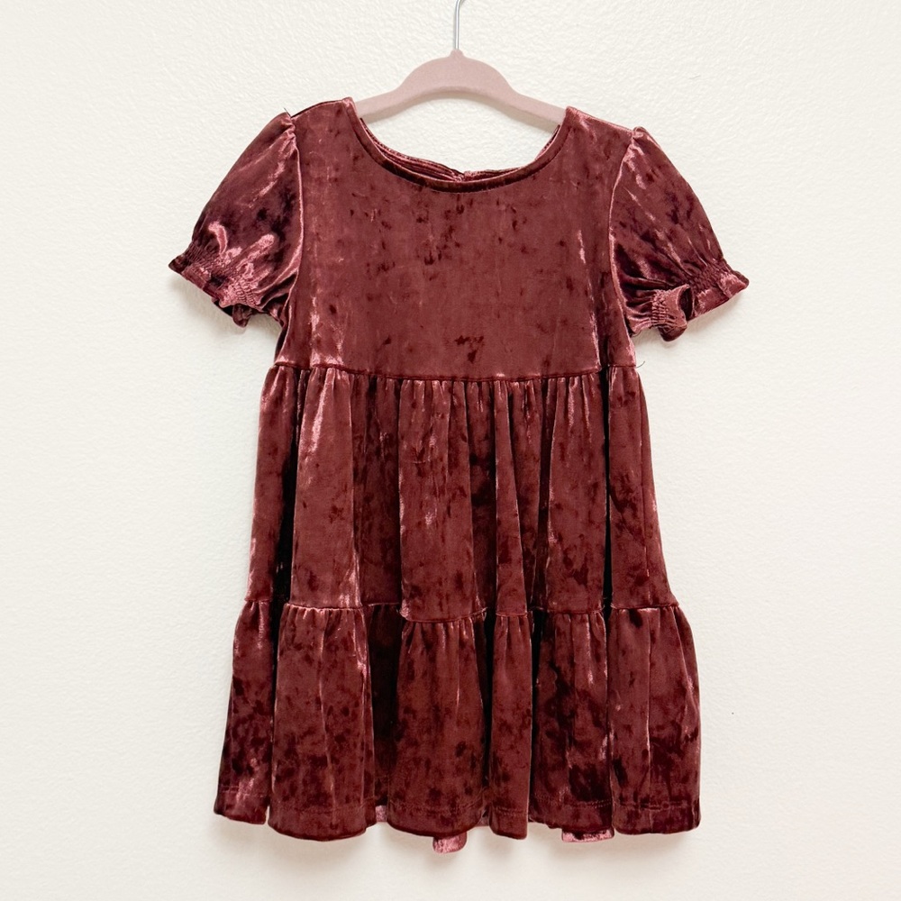 OshKosh B'gosh Velvet Mauve Kids Formal Dress
